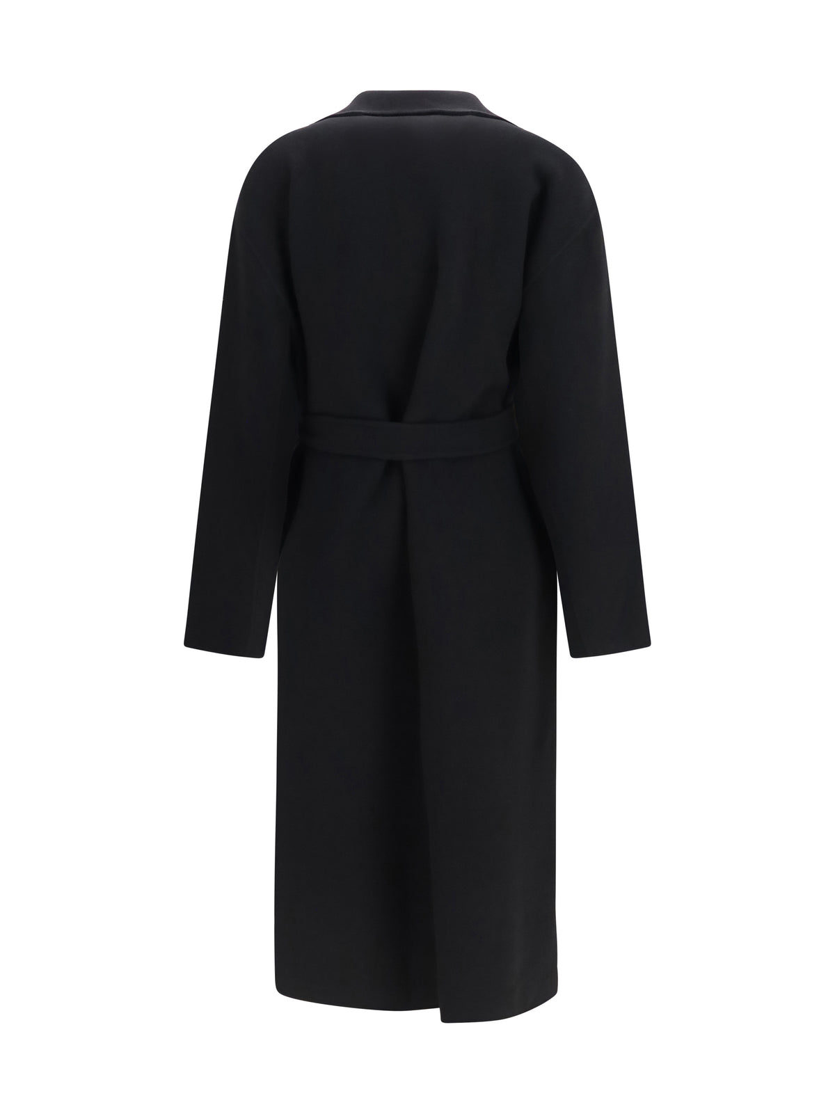 The Row Ciara wool and cashmere Coat - Black