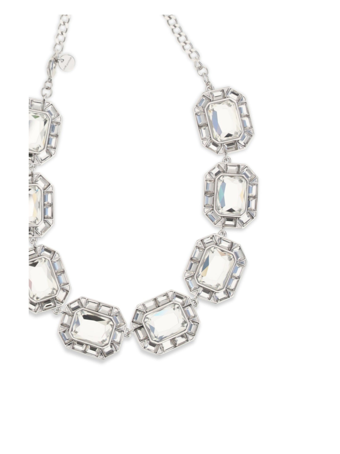 SELF-PORTRAIT Silver crystal Necklace