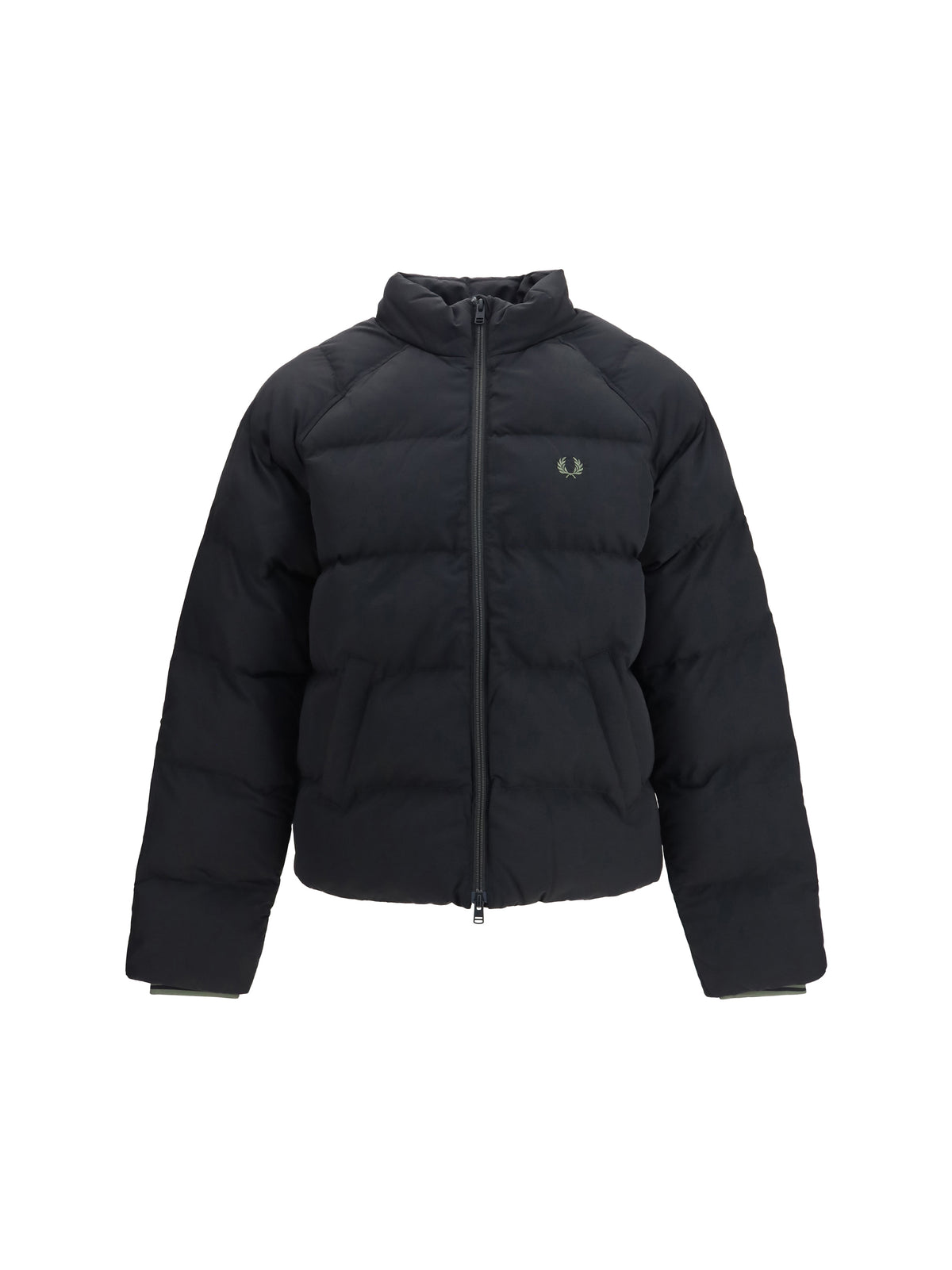 Fred Perry Raglan Padded Jacket - Black