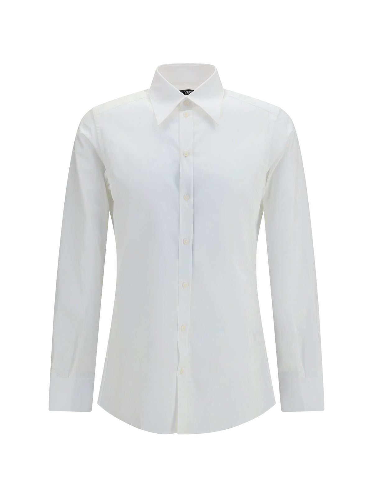 Dolce & Gabbana Gold cotton poplin Shirt - White Ottico
