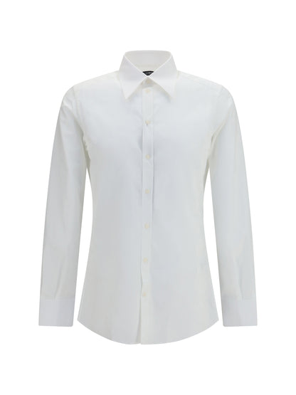 Dolce & Gabbana Gold cotton poplin Shirt - White Ottico
