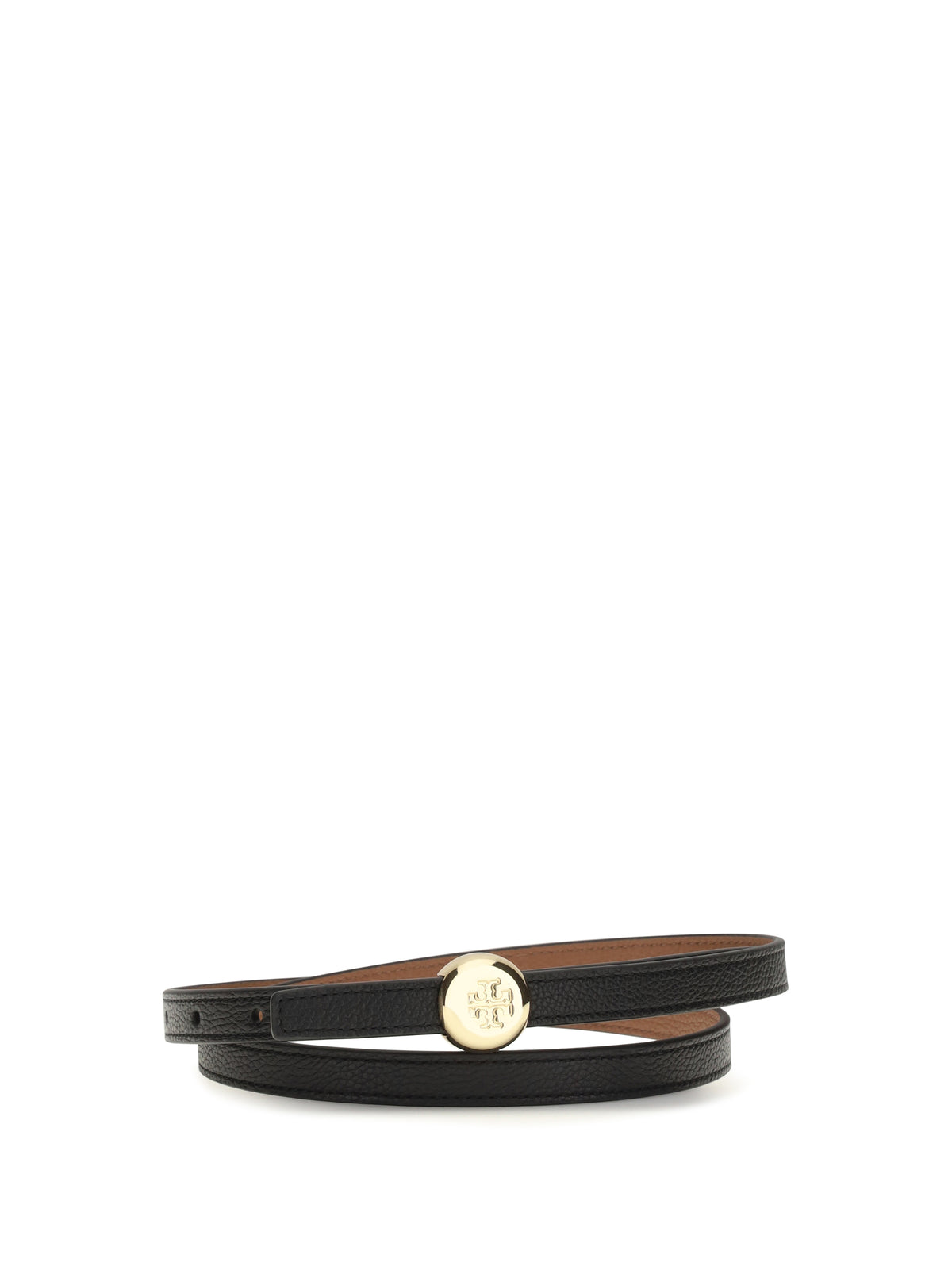 Tory Burch Reversible Romy Belt - Black / Aged Tan / Gold