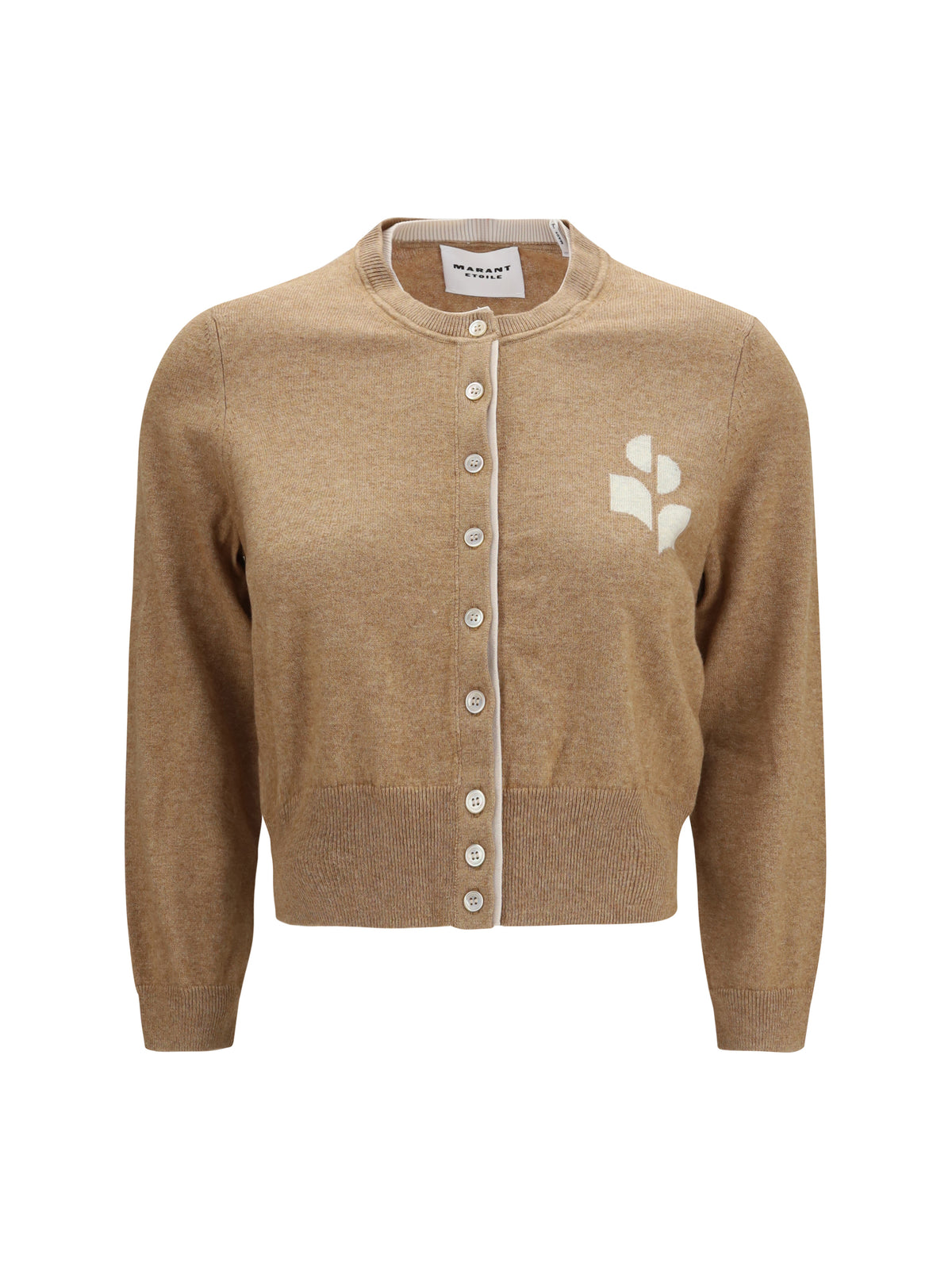 Marant Étoile Lona Cardigan - Camel/Light Grey