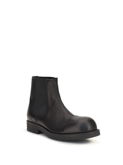 MM6 Maison Margiela Chelsea Biker Boots - Black