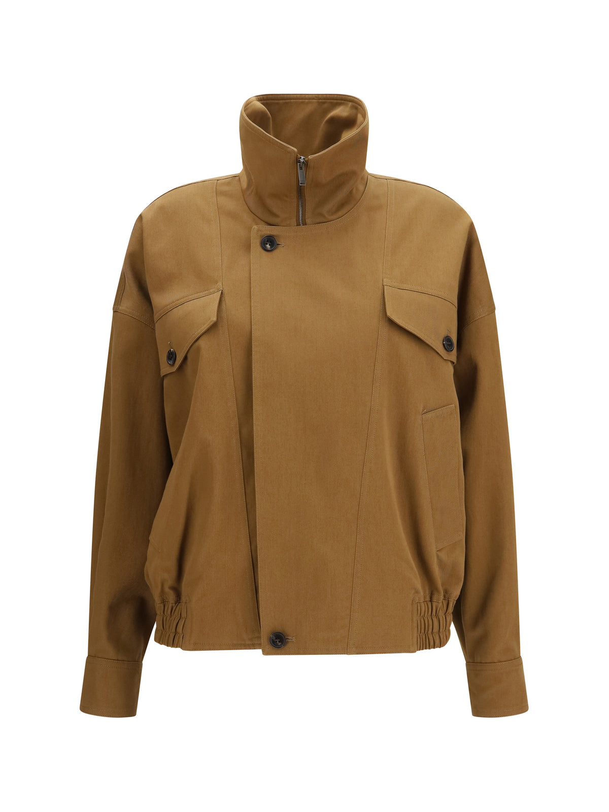 Saint Laurent Cotton serge Jacket - Marron Clair
