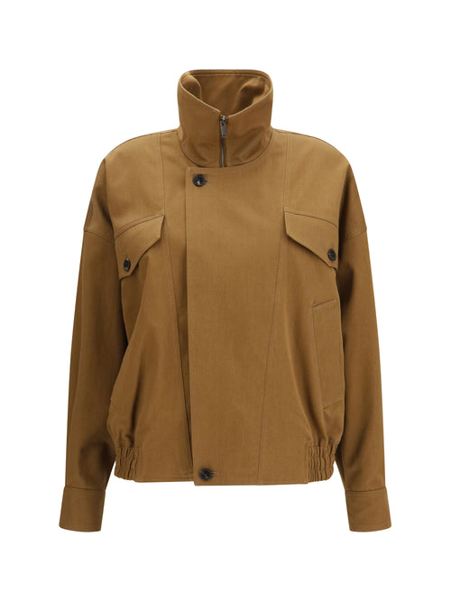 Saint Laurent Cotton serge Jacket - Marron Clair