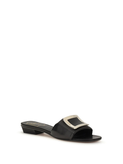 ROGER VIVIER Leather slide Sandals