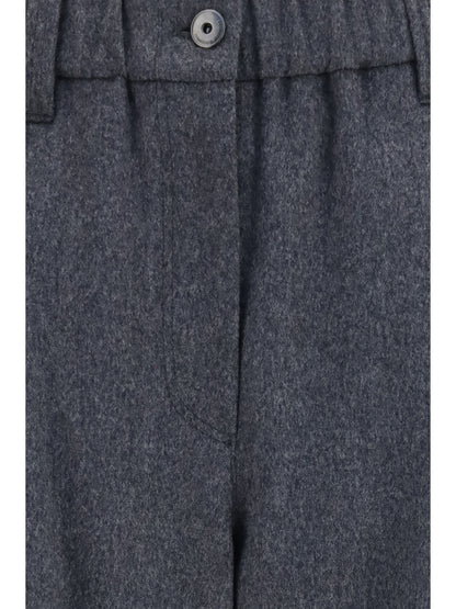 BRUNELLO CUCINELLI Stretch wool Pants