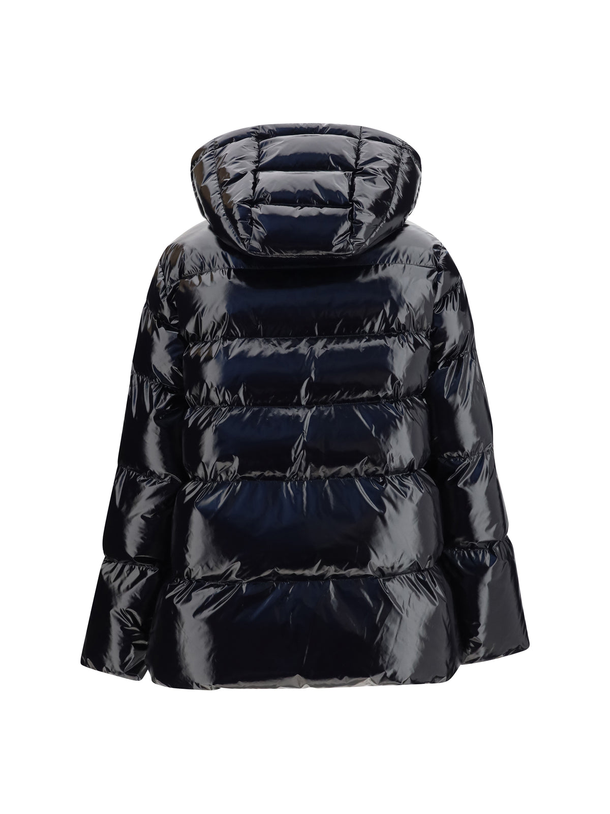 Pinko Hooded Eleodoro Down Jacket - Black Limousine