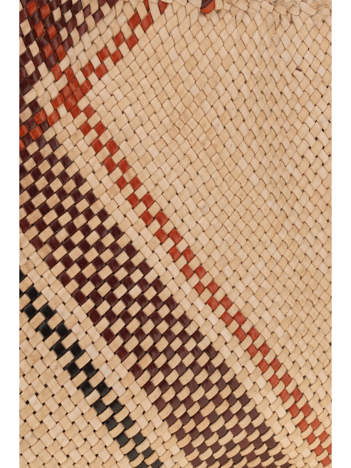 Dragon Diffusion Handwoven leather Tote Bag - Natural