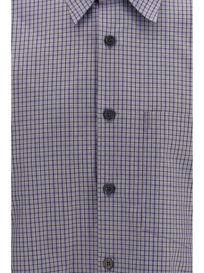 Dries Van Noten Camber double-layer Shirt - Navy