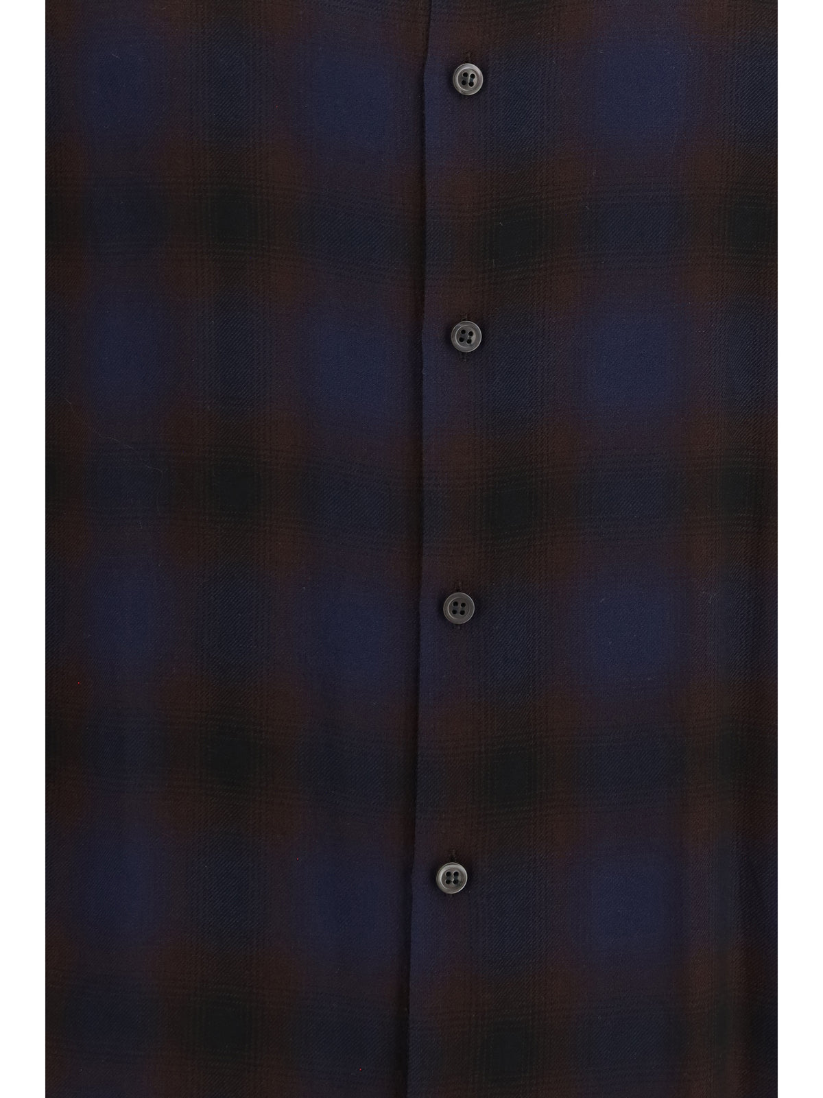 Dries Van Noten Check Shirt - Brown