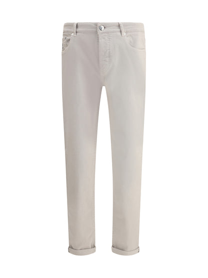 BRUNELLO CUCINELLI Jeans with turn-up hem