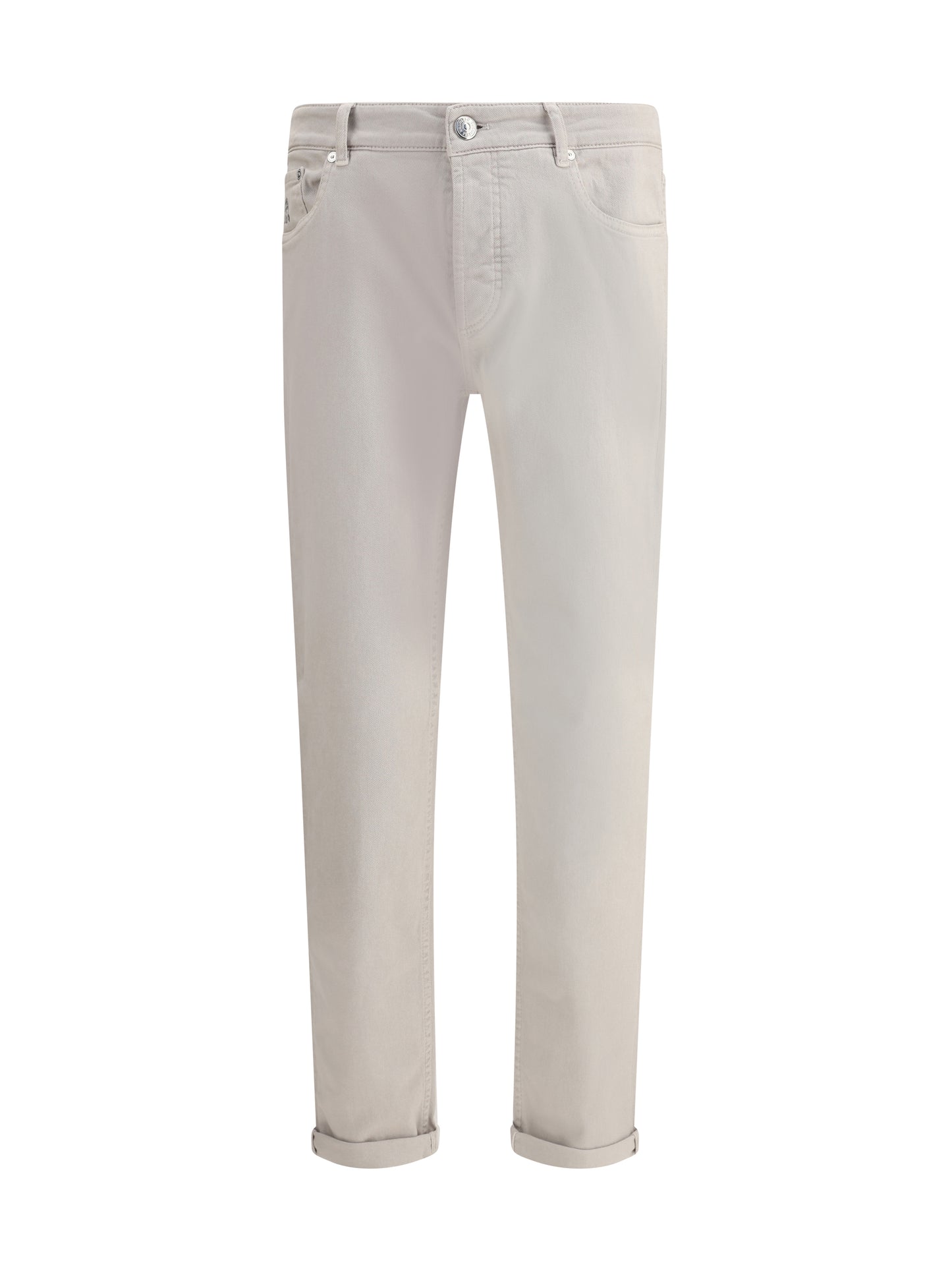 BRUNELLO CUCINELLI Jeans with turn-up hem