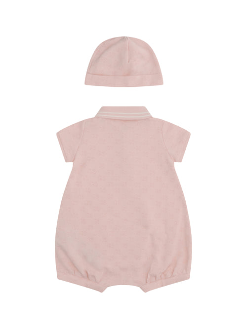Gucci Baby GG cotton two-piece gift Set - Baby Pink/Mix