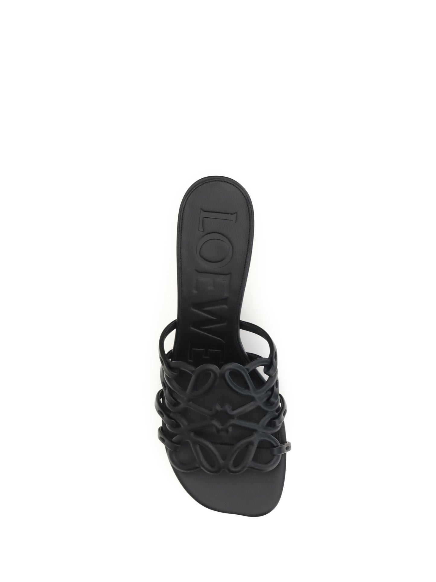 LOEWE Anagram Petal leather slide Sandals