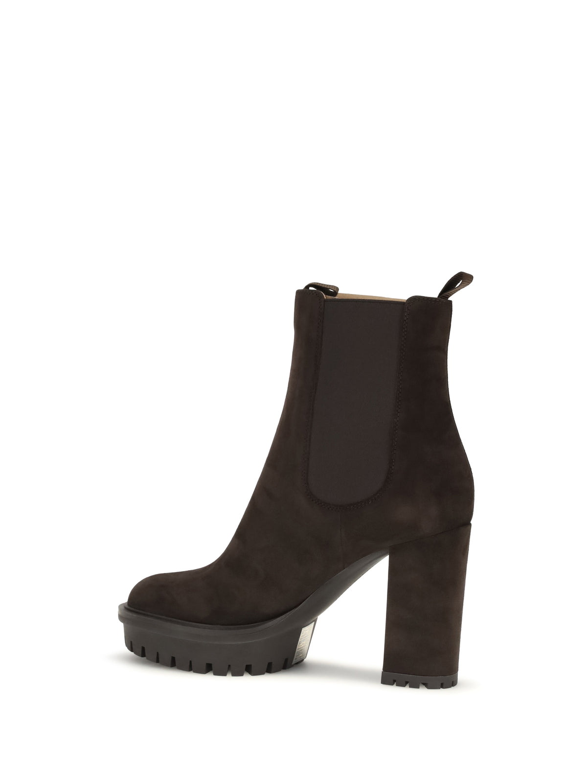 Gianvito Rossi Barry suede ankle Boots - Moka