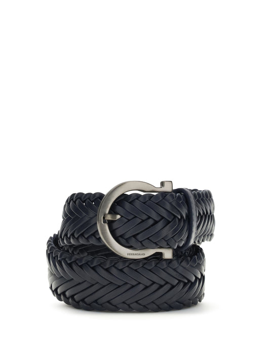 FERRAGAMO Braided leather Belt
