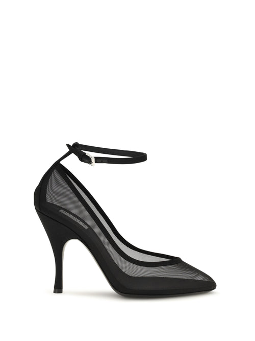 Alaïa Nude Mesh Pumps - Noir