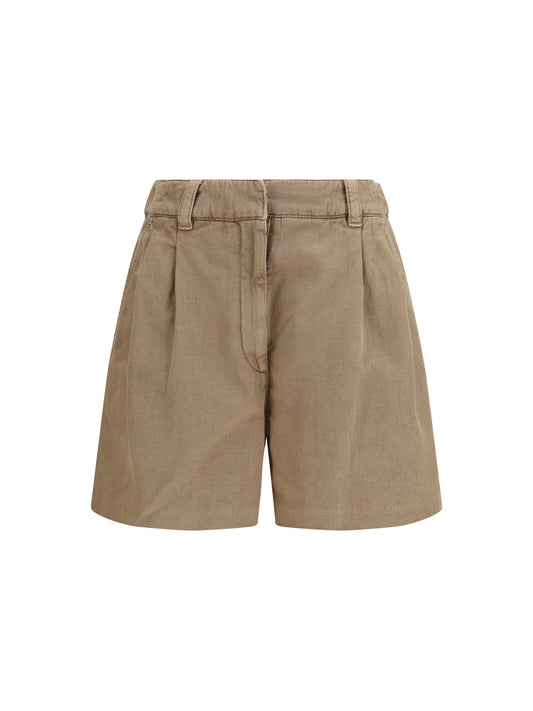 BRUNELLO CUCINELLI Linen Shorts