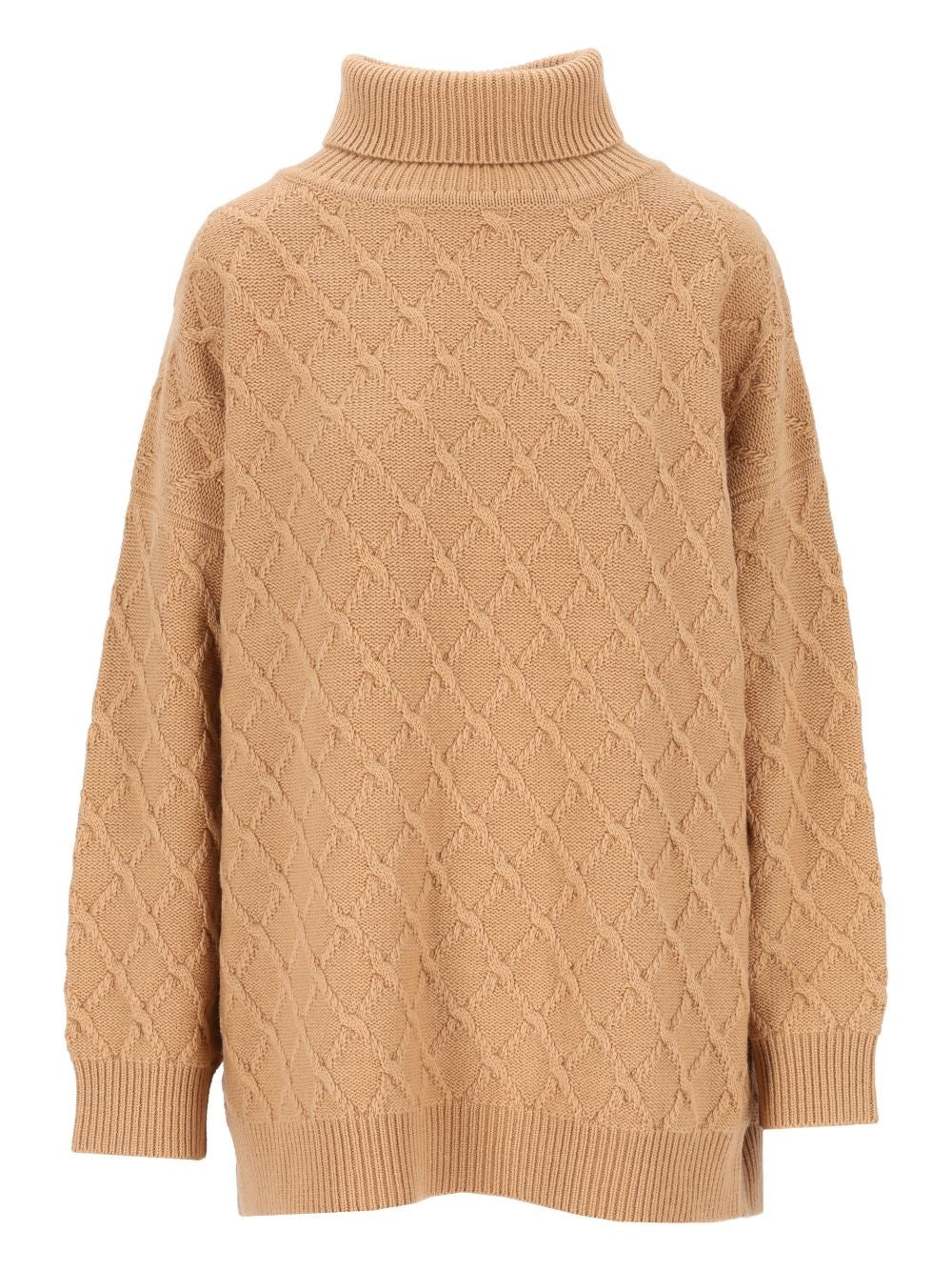 Max Mara Turtleneck Sweater - Beige