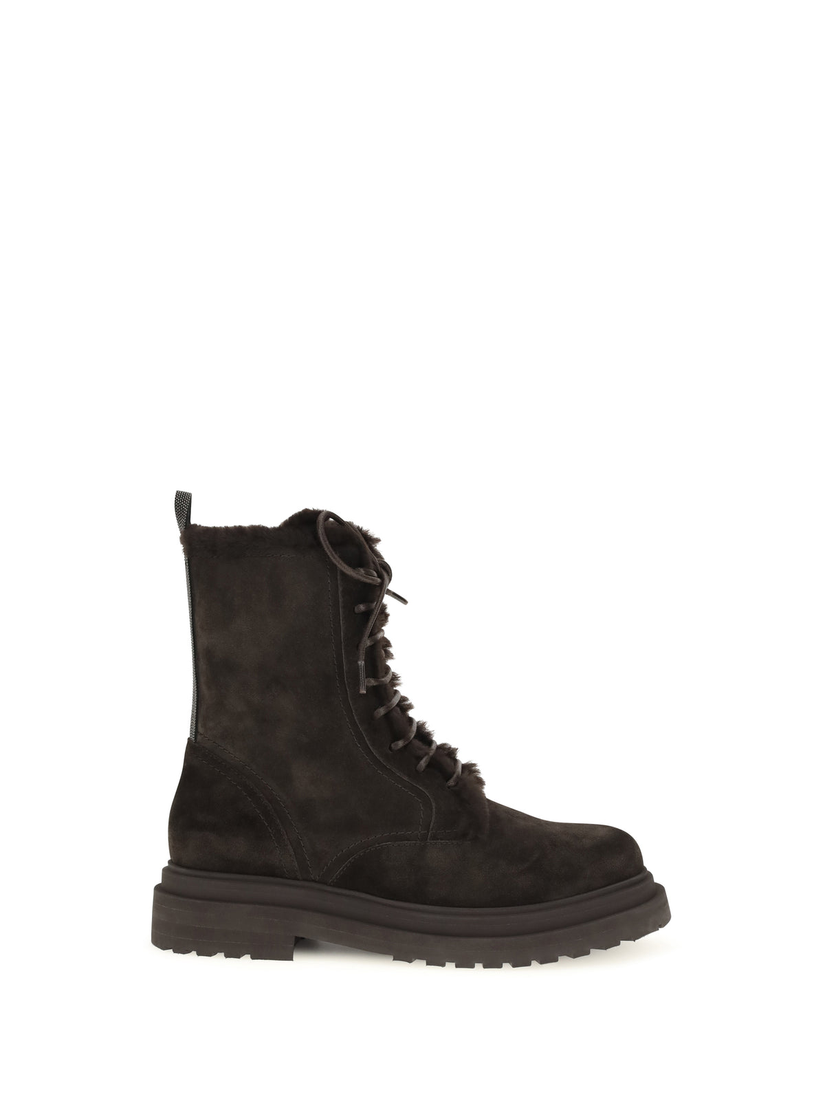 Brunello Cucinelli Laced Ankle Boots - Pepe