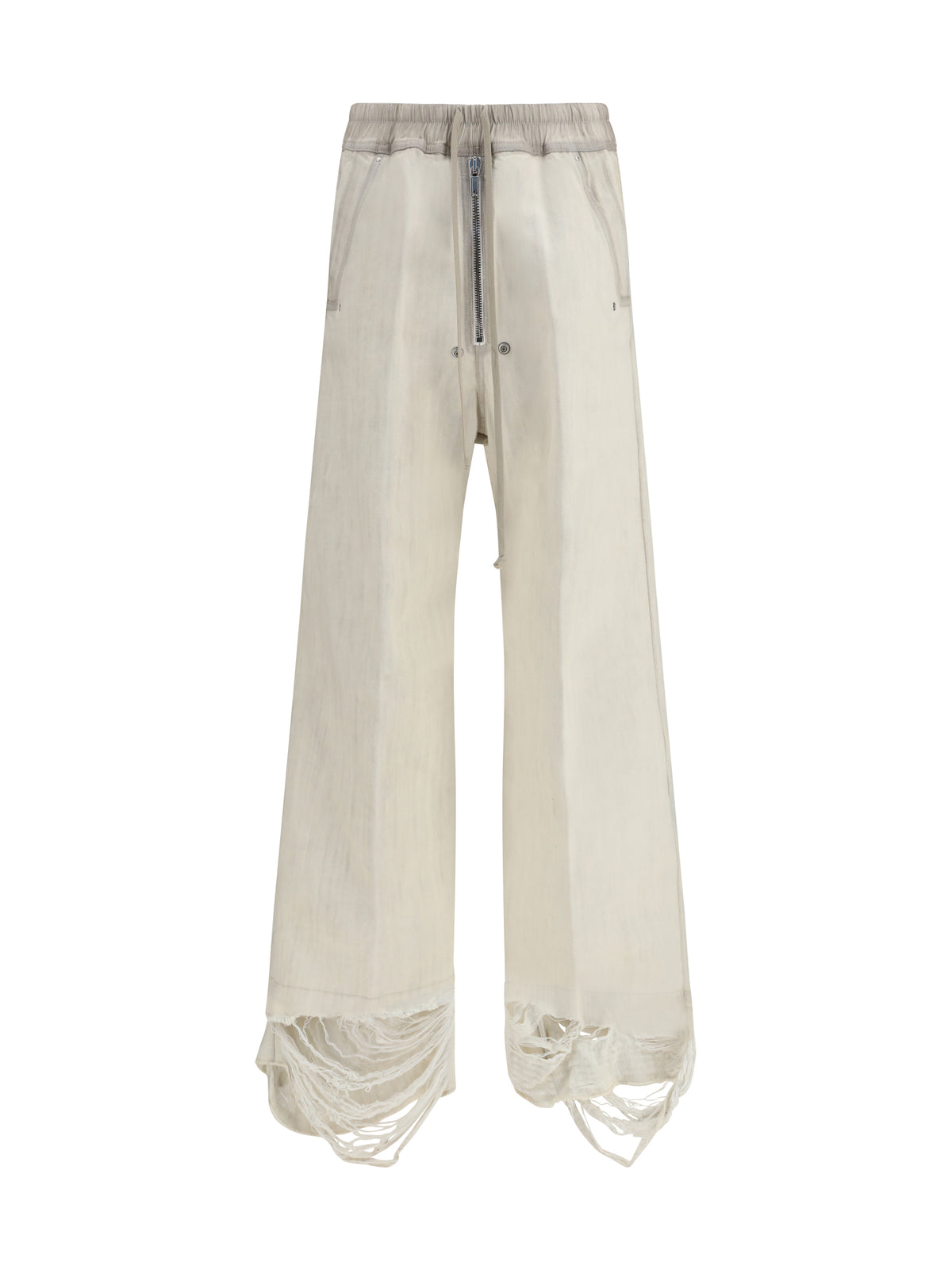 Rick Owens Wide Bela Pants in denim - Milk Wash