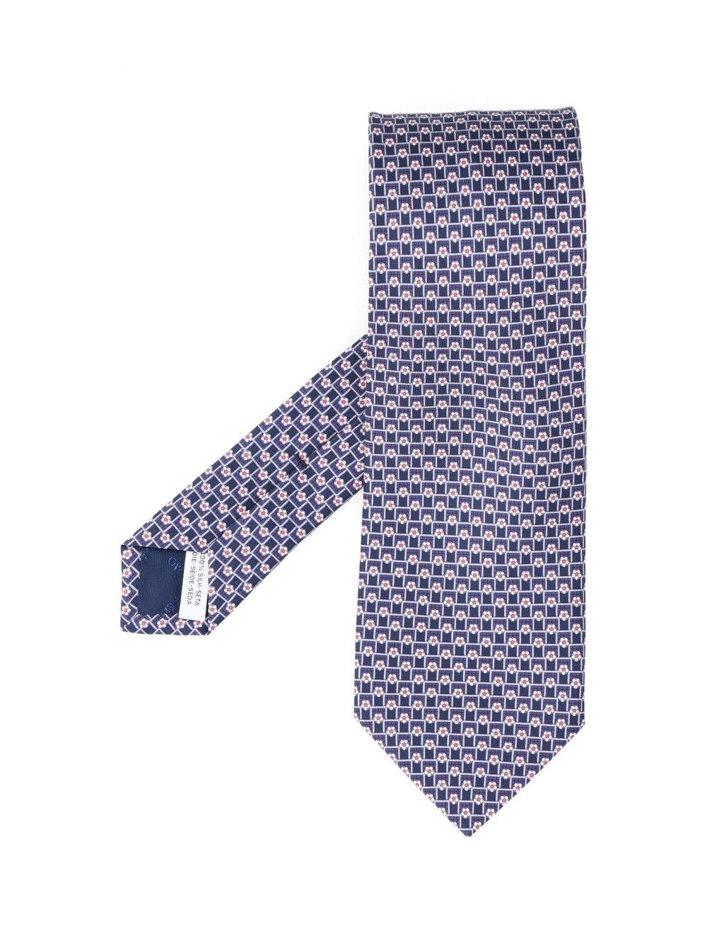 Ferragamo "Tournament" Tie - Sky Blue