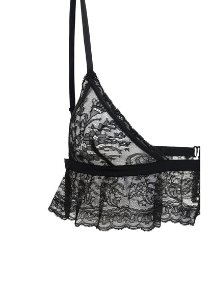 Dolce & Gabbana Wireless lace Bra - Black