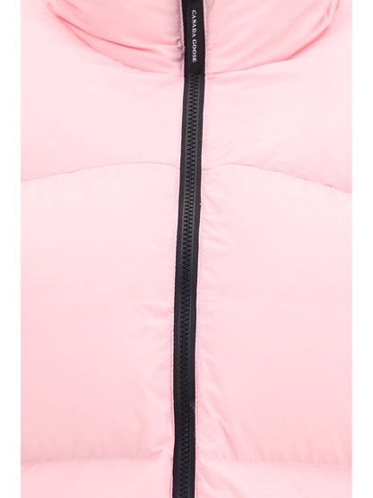 Canada Goose Cropped Fallon Puffer Jacket - Linnaea Rose-Rose Linnaea