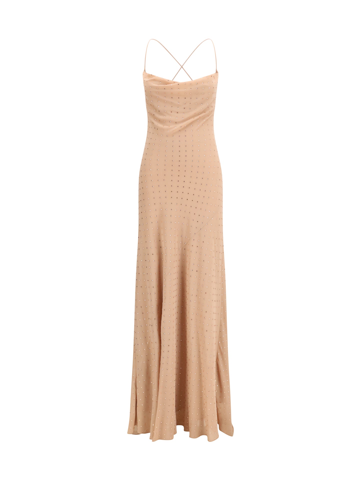 PINKO Long strass Slipdress