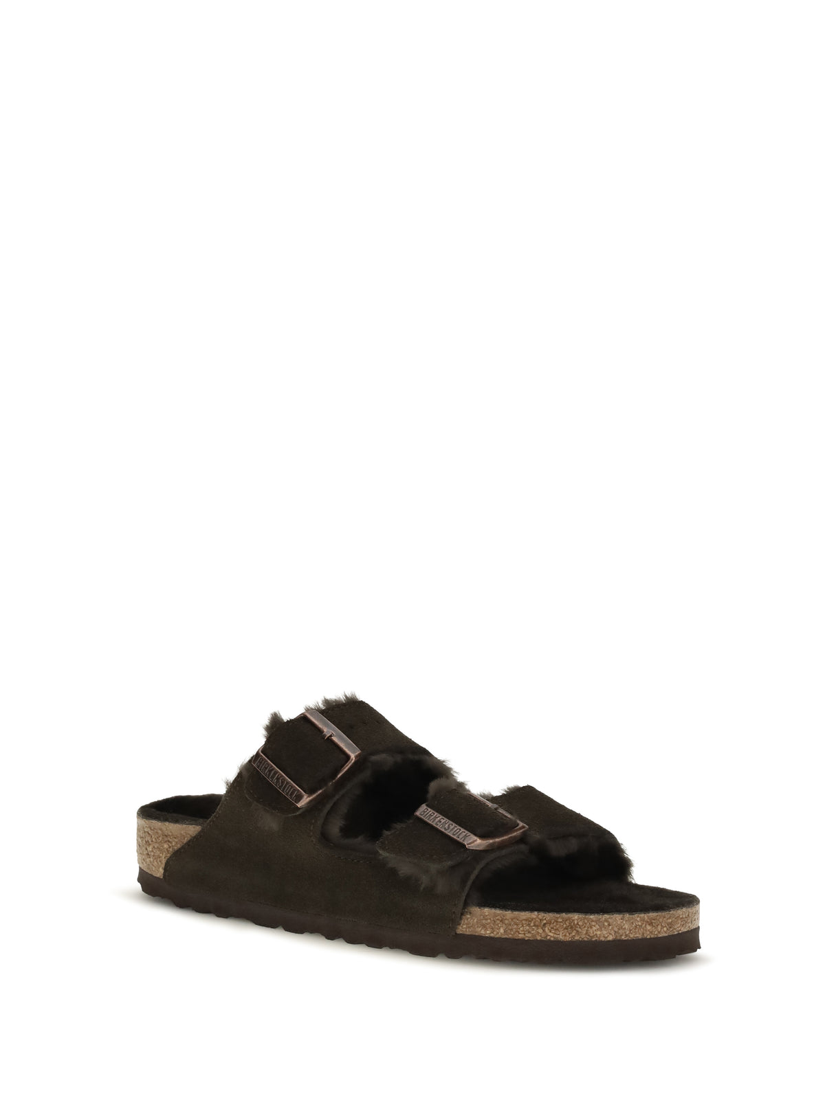 Birkenstock Arizona shearling Sandals - Mocca