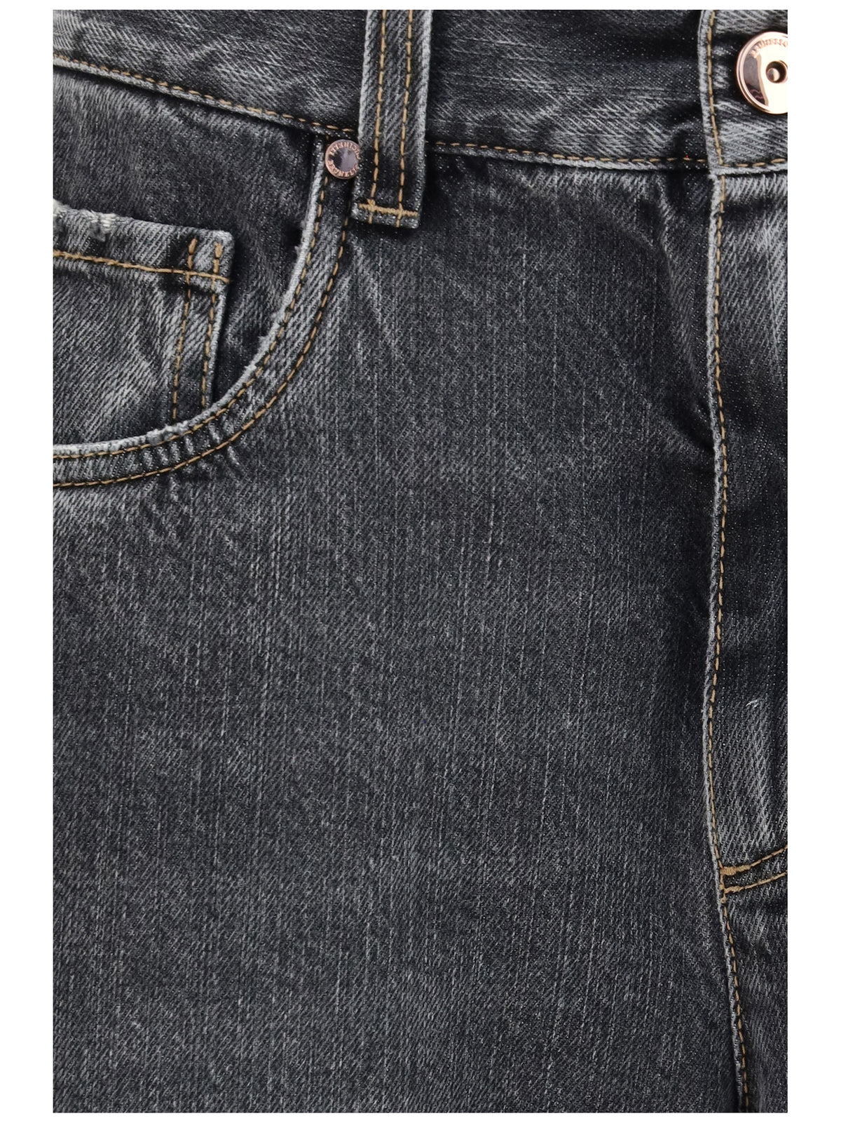Brunello Cucinelli Straight Jeans - Deep Grey Denim