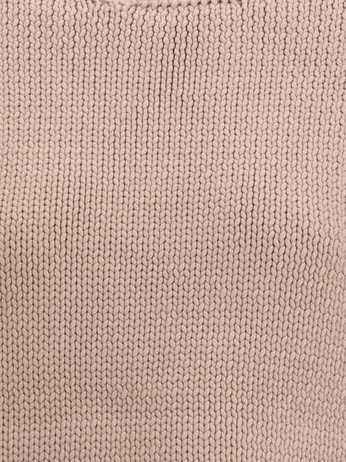 AlaïA Chunky knit Sweater - Sable