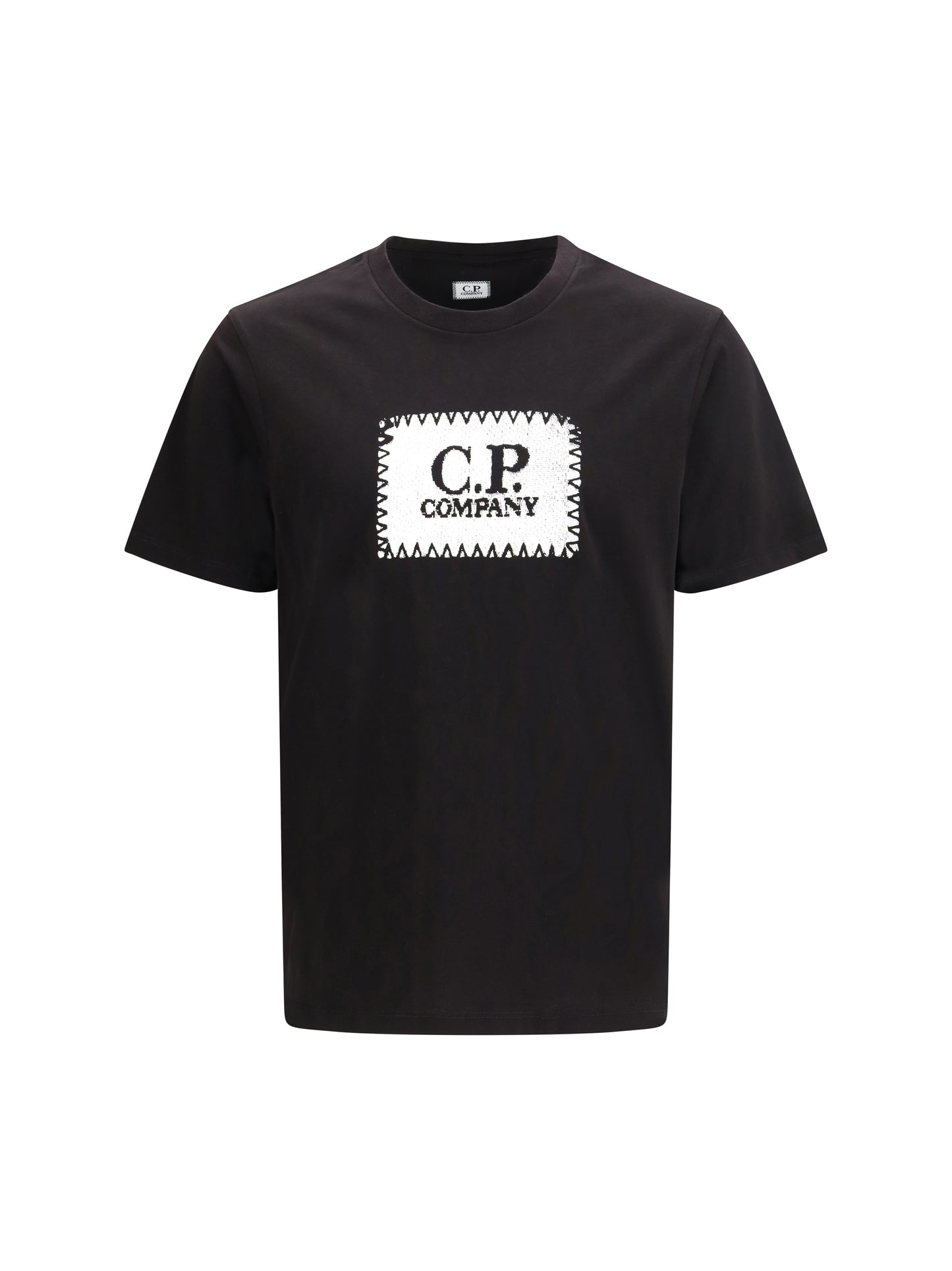 C.P. COMPANY Jersey 30/1 Short Sleeve Logo Label T-Shirt