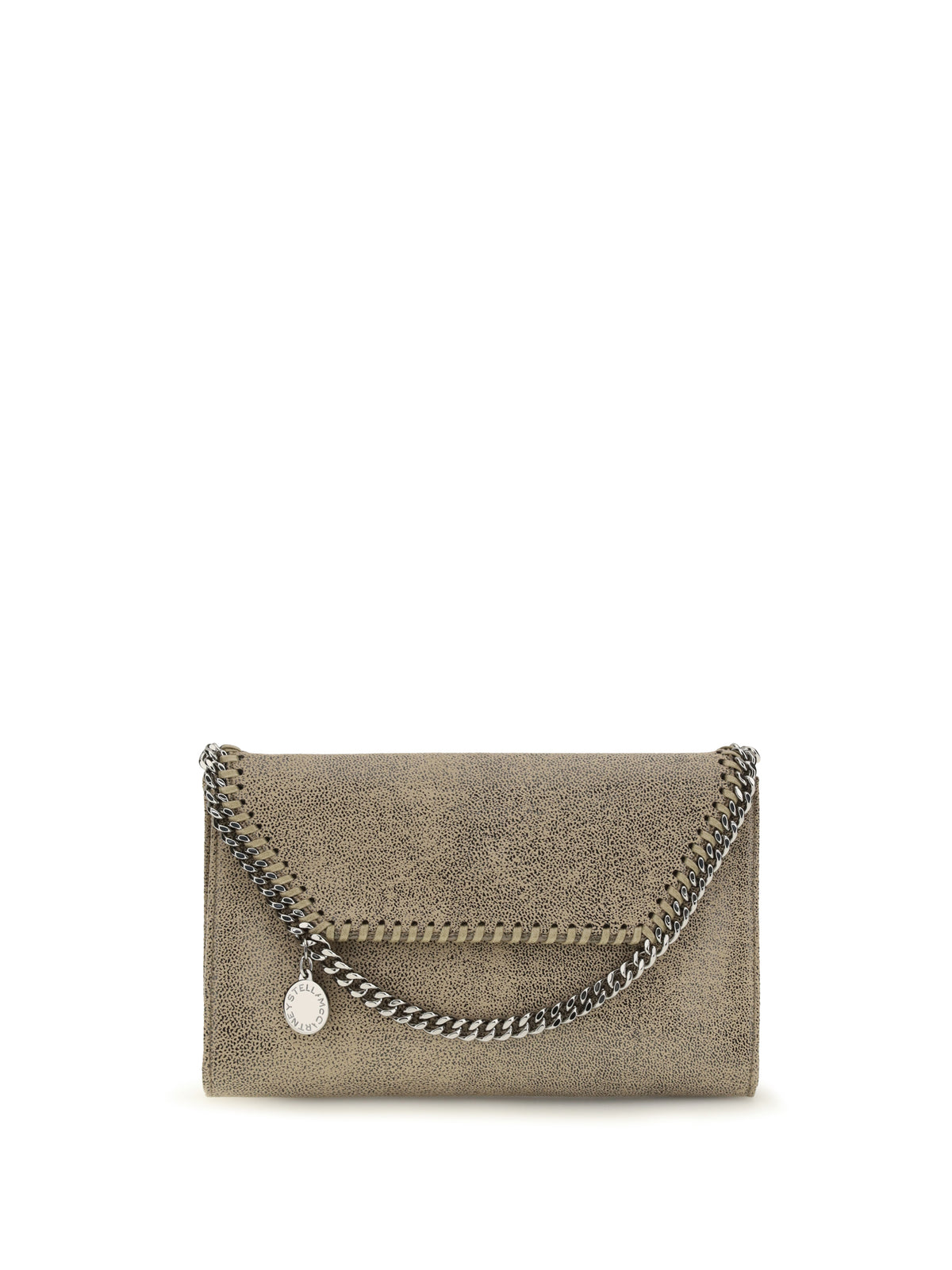 Stella McCartney Falabella Chain Wallet - Taupe