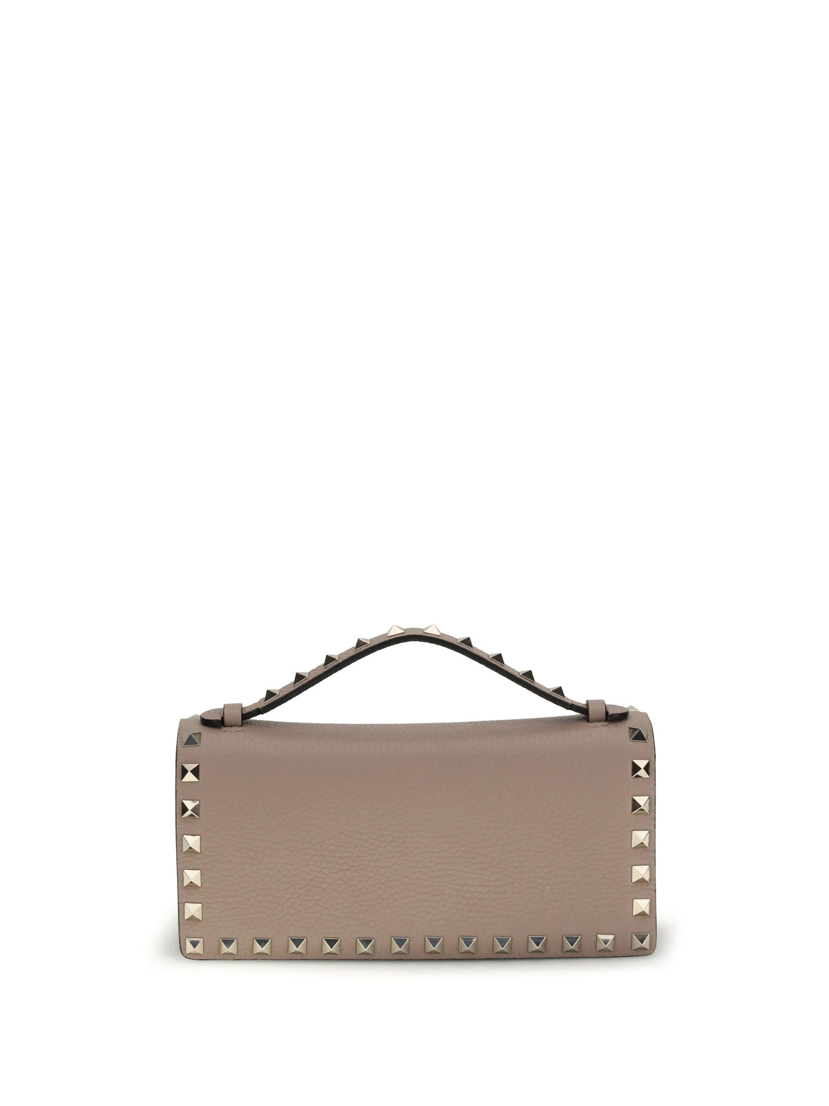 Valentino Garavani Rockstud chain Wallet - Poudre
