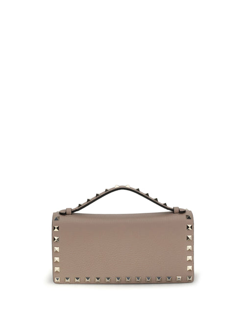 Valentino Garavani Rockstud chain Wallet - Poudre