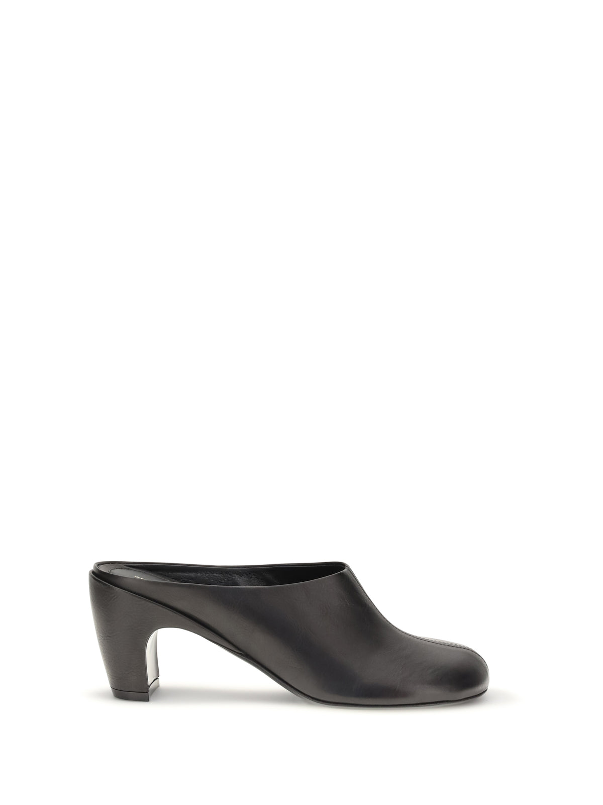 Dries Van Noten Leather Mules - Black
