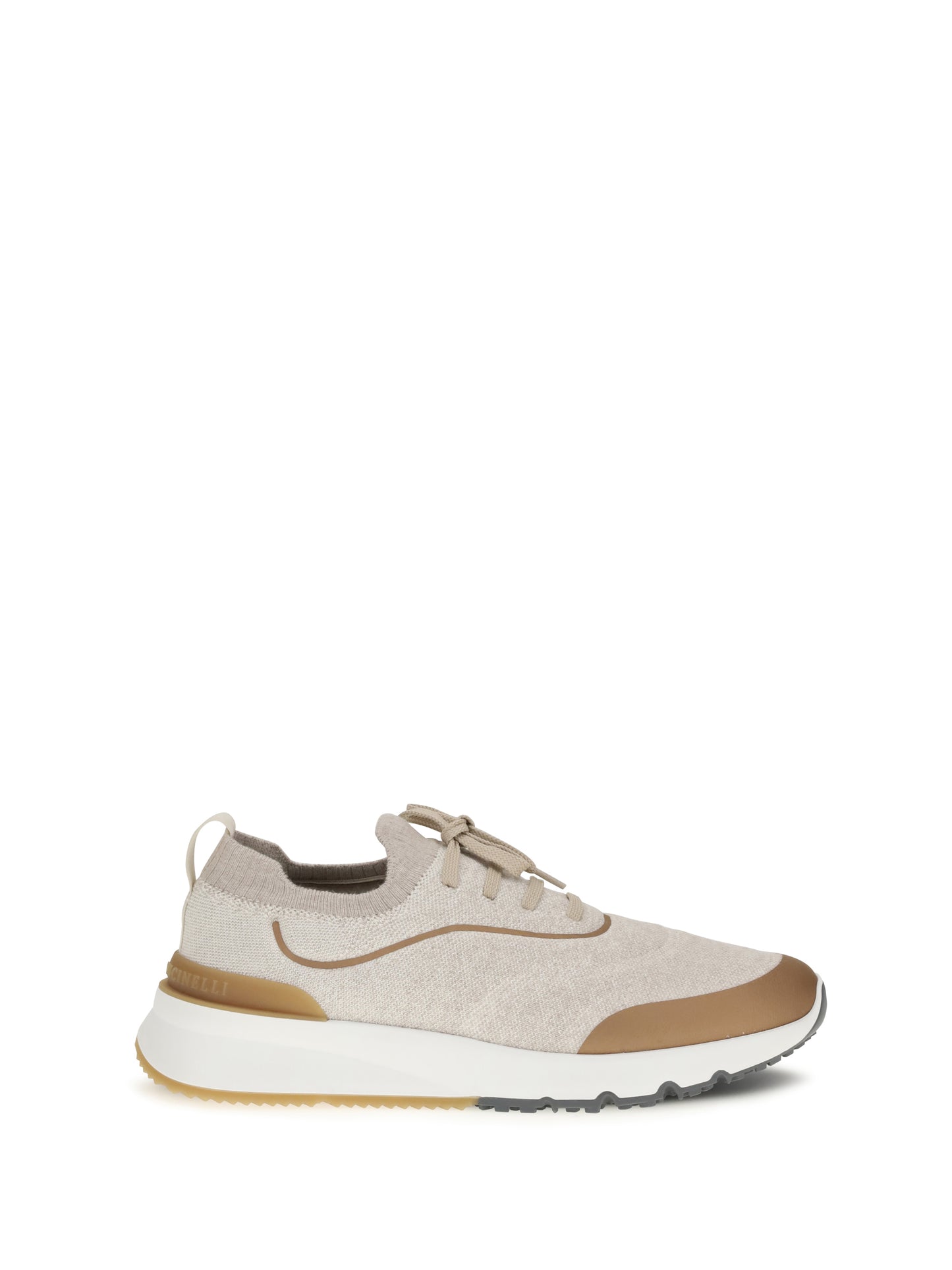 BRUNELLO CUCINELLI Techno cotton knit Sneakers runners