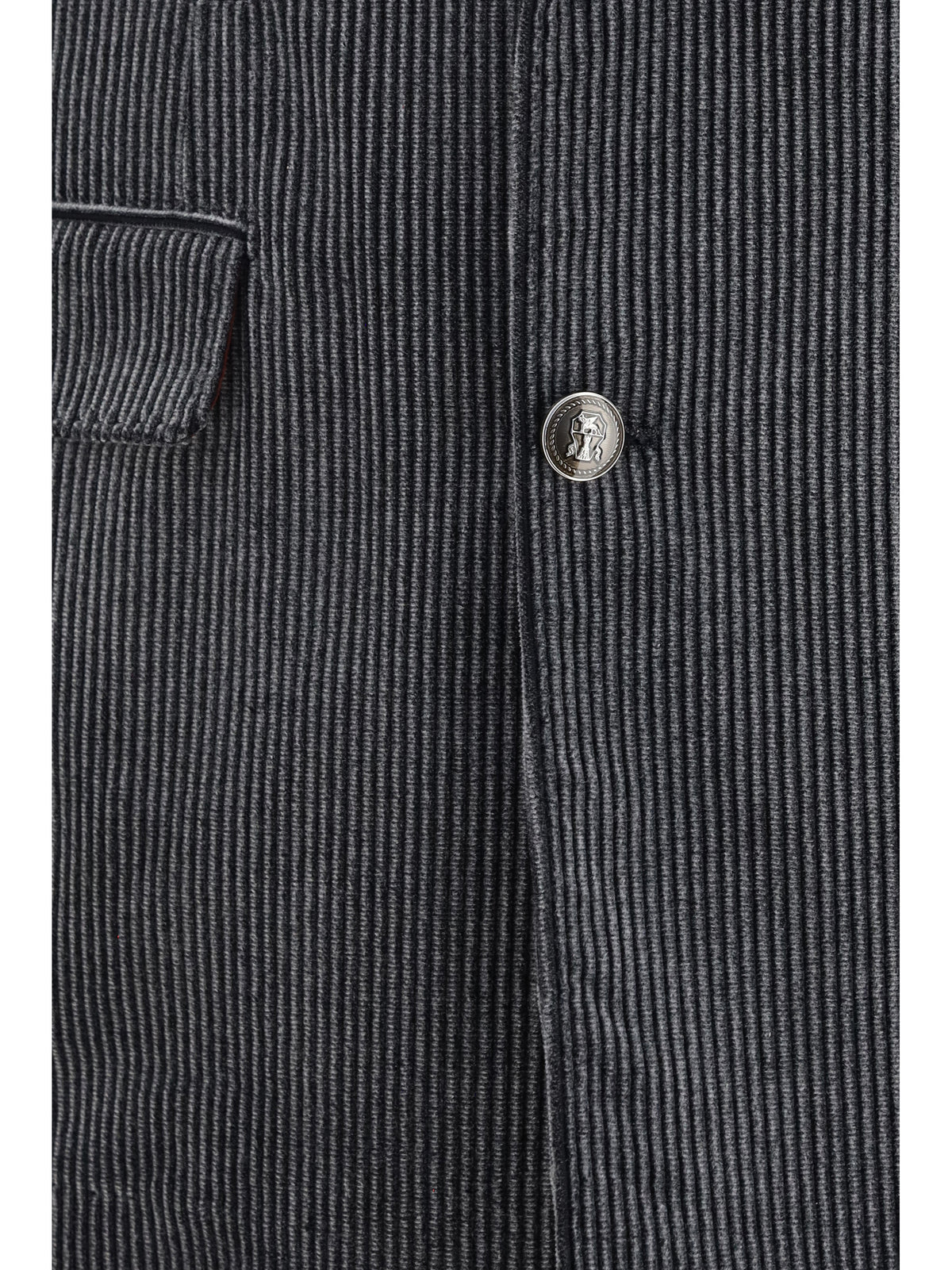 Brunello Cucinelli Ribbed double-breasted Suit - Grey