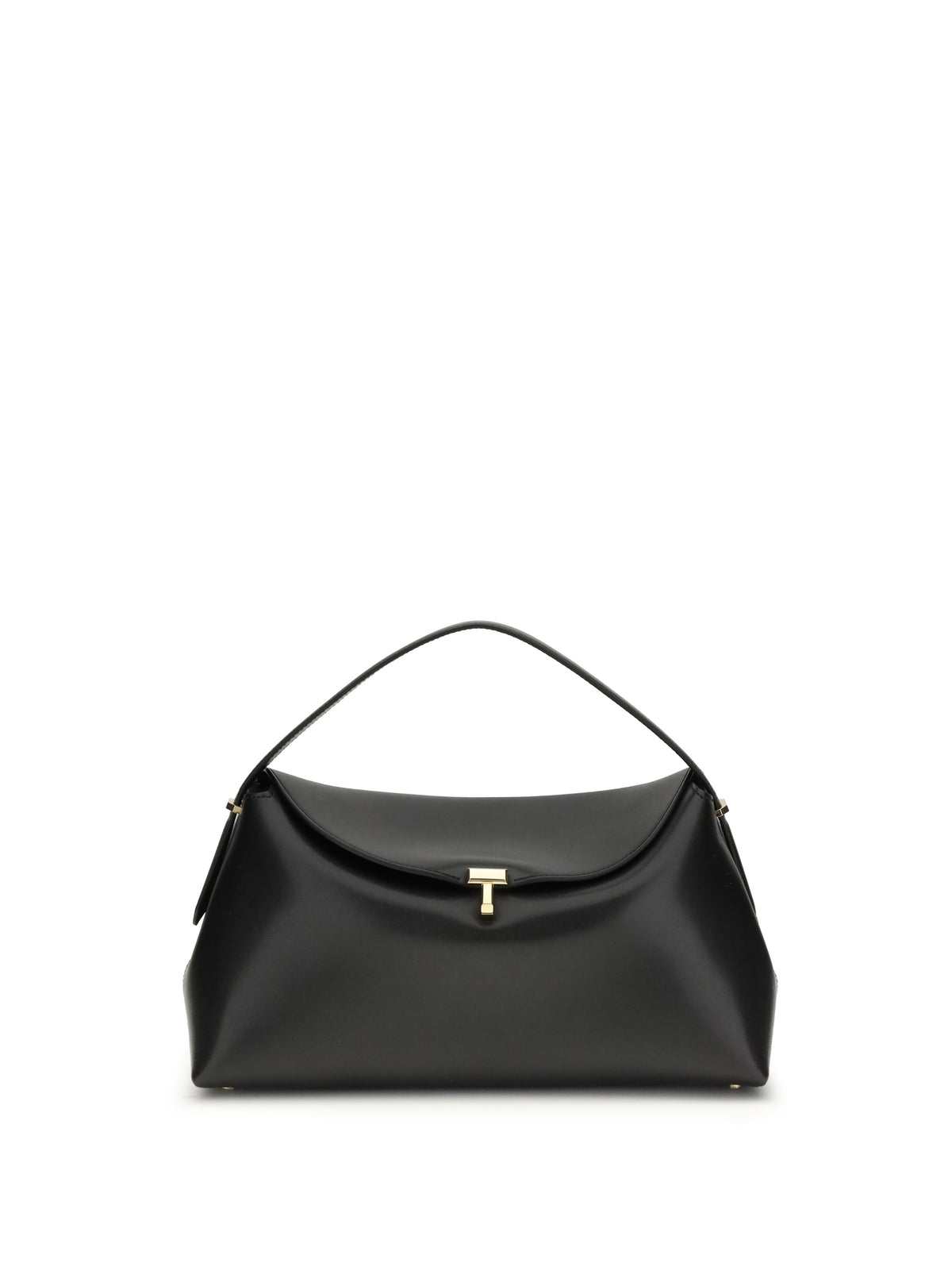 Toteme T-Lock Shoulder Bag - Black