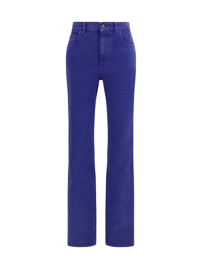 Chloé Cotton denim Pants - Royal Indigo