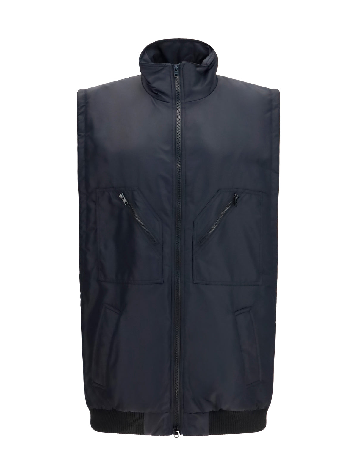 MM6 Maison Margiela Zip-pocket Vest - Black