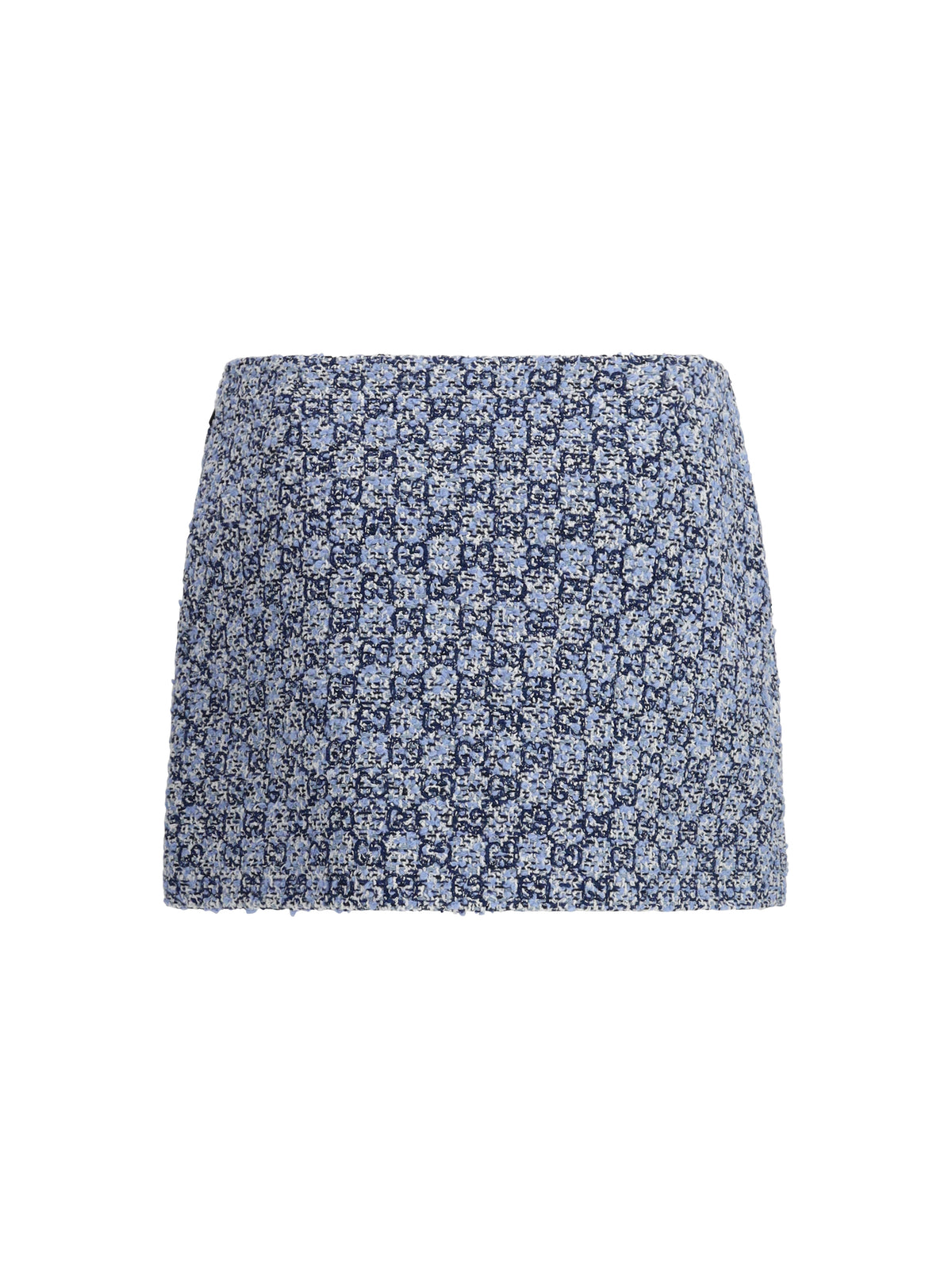 Gucci GG Tweed Skirt - Blue/Azure/Mc
