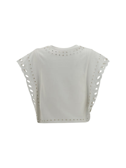 Marant Étoile Odyle cotton T-shirt - Ecru