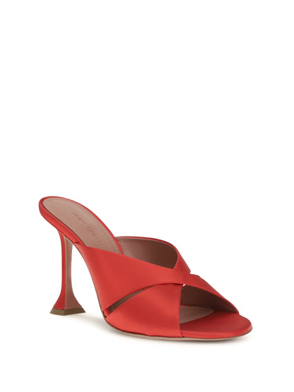 AMINA MUADDI Salma satin Sandals
