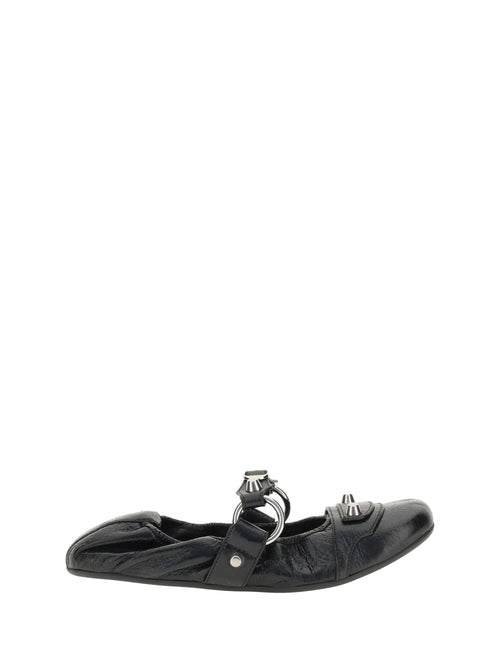 Balenciaga City Ballerinas - Black/Silver