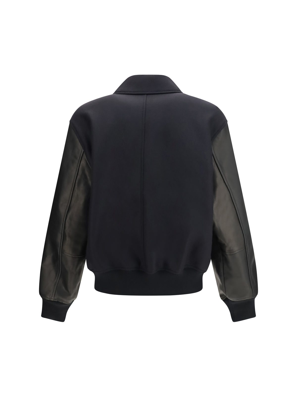 Bottega Veneta Wool and leather Jacket - Double Black