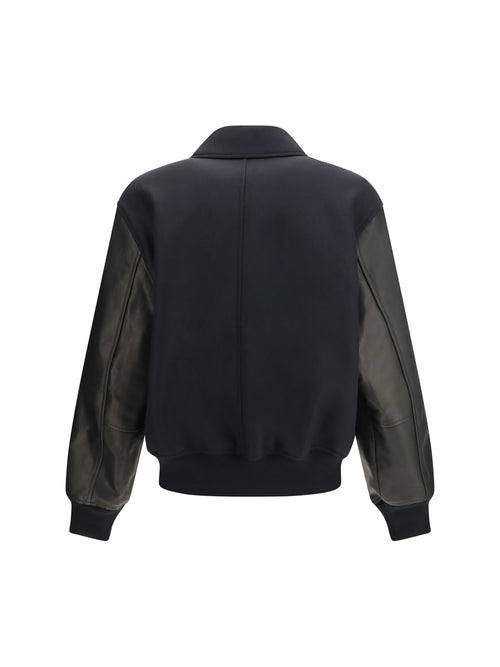 Bottega Veneta Wool and leather Jacket - Double Black